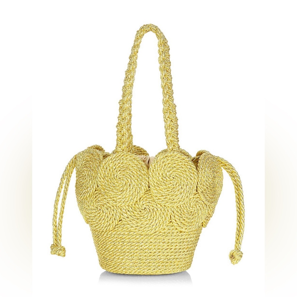 Mehry Mu Chacha Satin Rope Tote - Gold